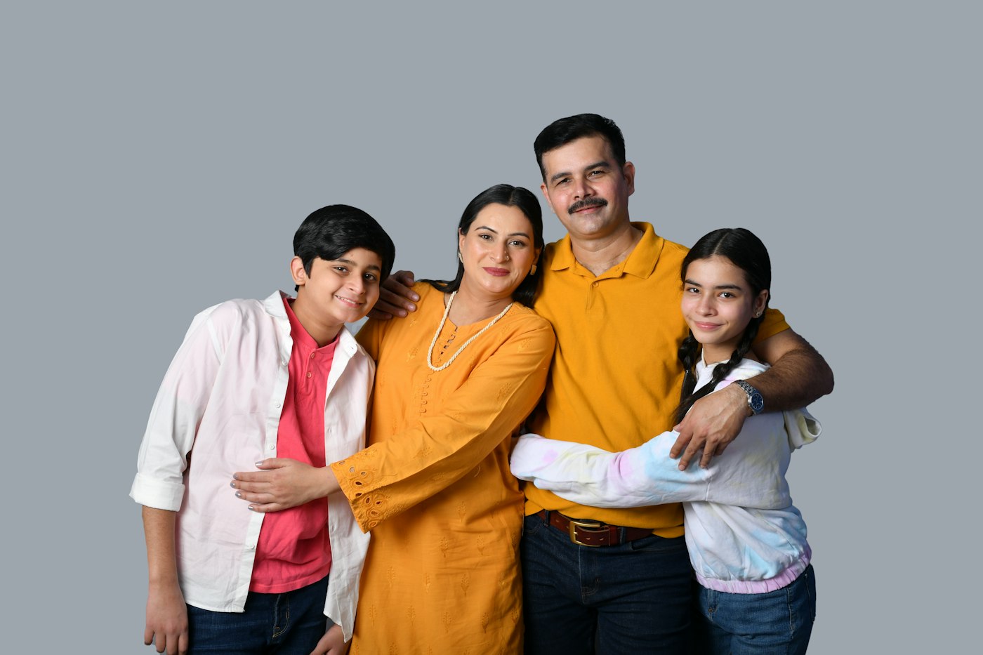 An Indian family together